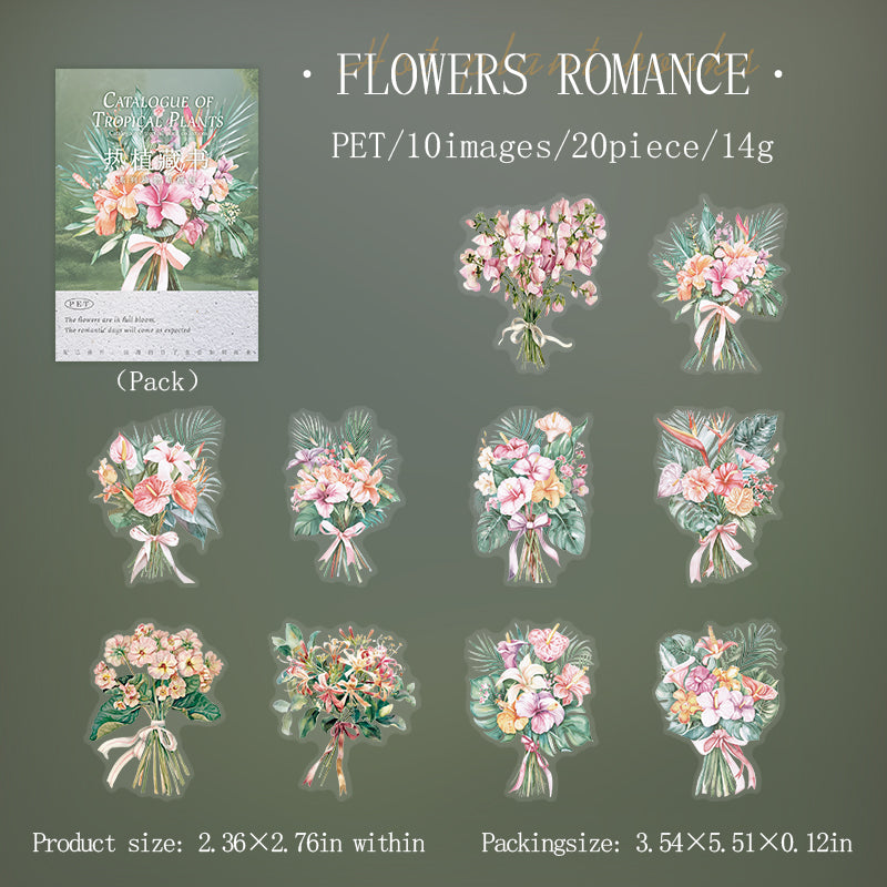 Tropical Botanica Collection Stickers