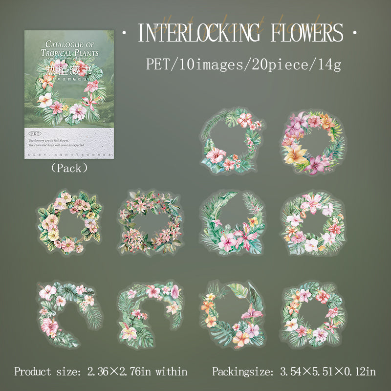 Tropical Botanica Collection Stickers