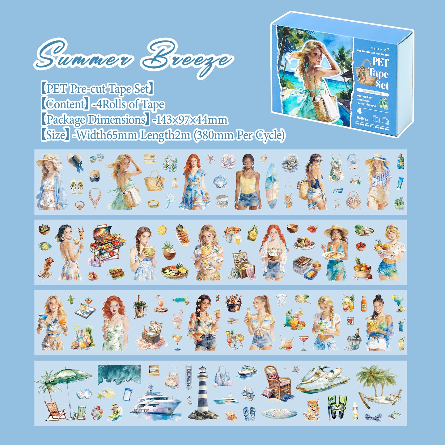Everyday Life Character Tape Set