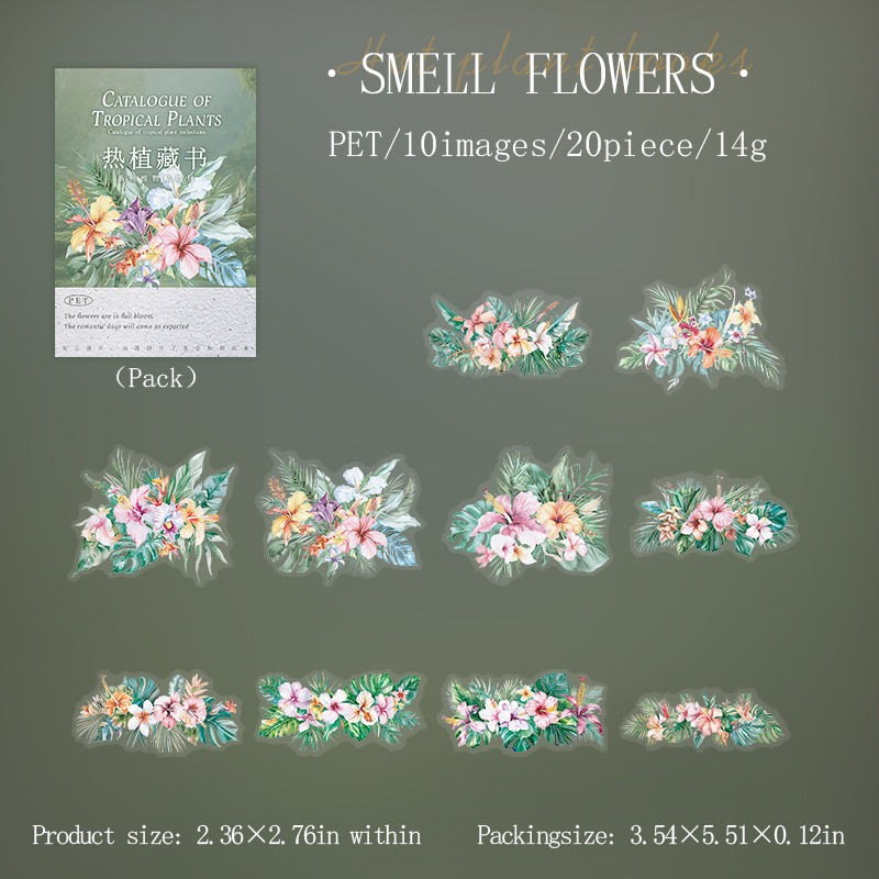 Tropical Botanica Collection Stickers