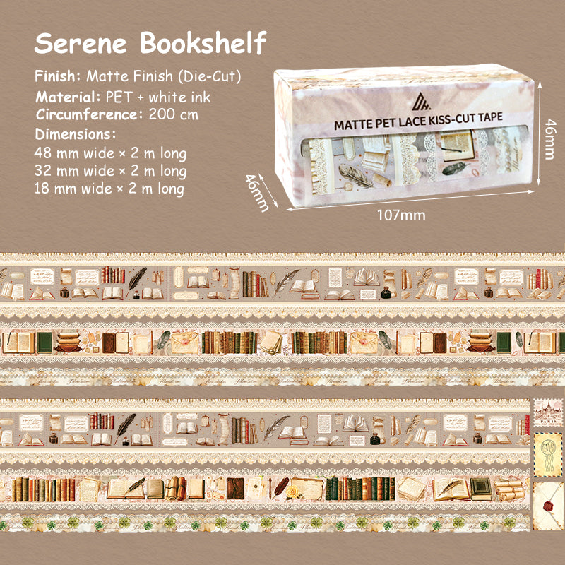 Quiet Bookshelf Tape Set