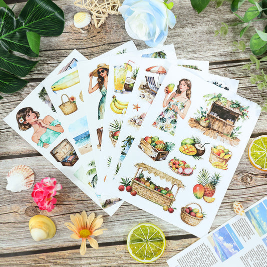 Vacation Trip Sticker Book