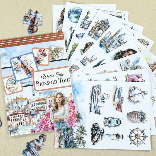 Water City Blossoms Tour Sticker Book