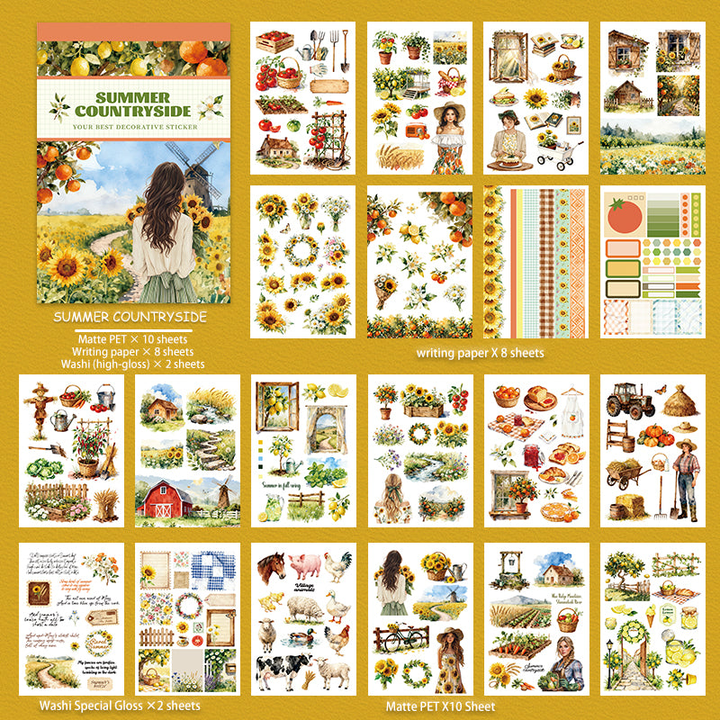 Summer Countryside Sticker Book