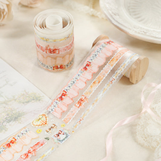 Champagne Lace Tape Set