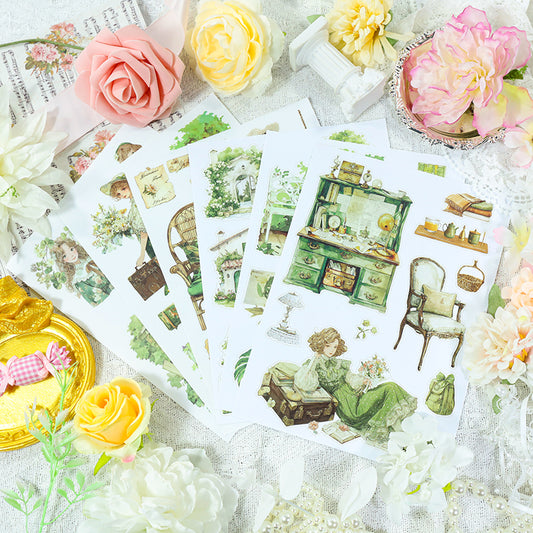 Green Corner Sticker Book