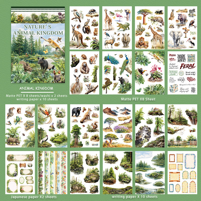 Animal Kingdom Sticker Book