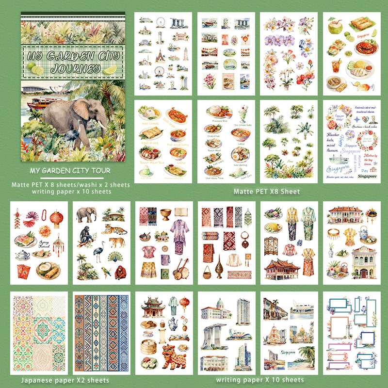 My Garden City Journey Sticker Book