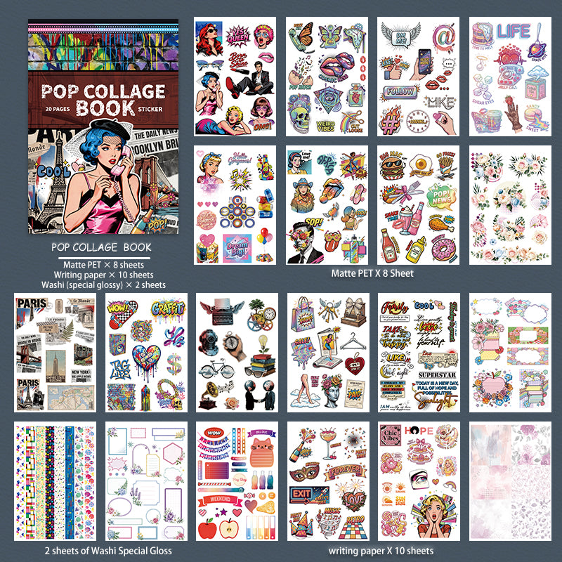 Pop Art Sticker Book
