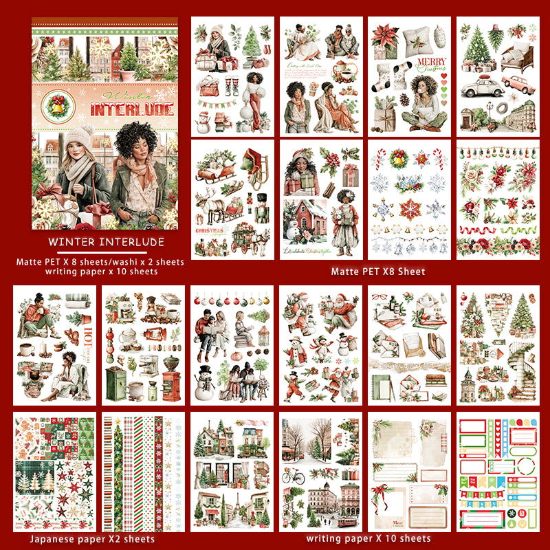 Winter Interlude Sticker Book
