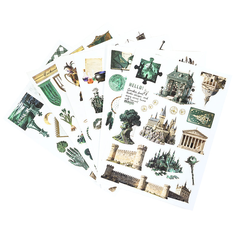 Emerald Spell Sticker Book