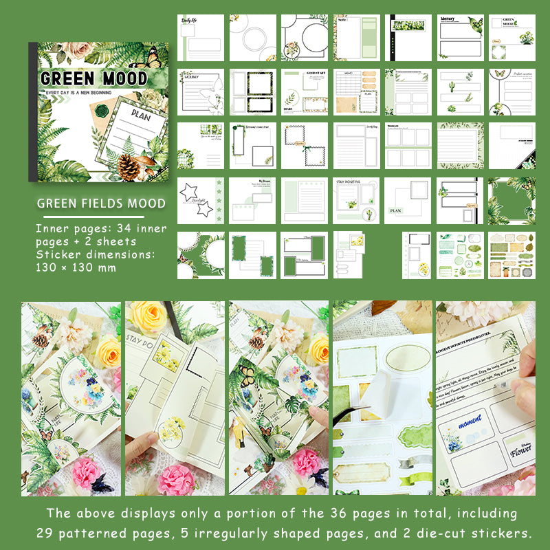 Green Mood Fun Journal