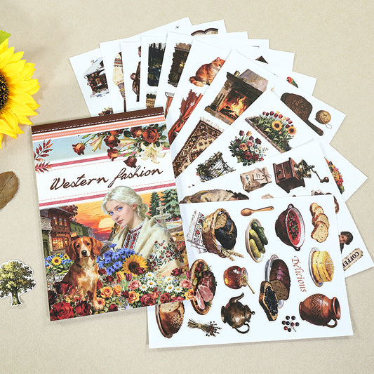 Western Fashion sticker book