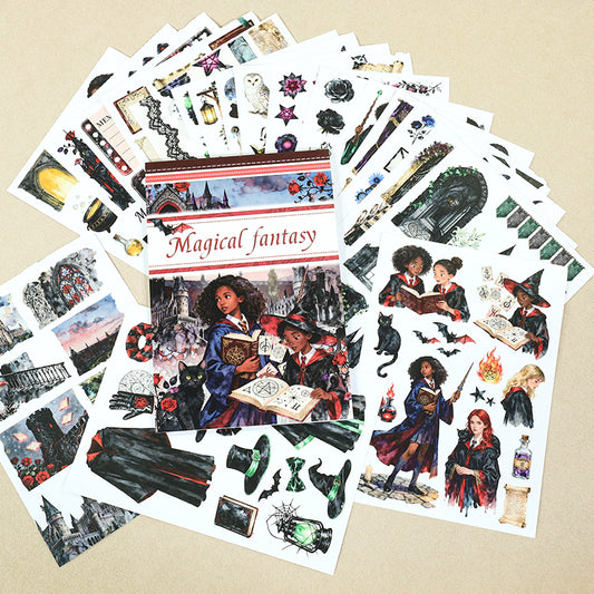 Magic Fantasy Sticker Book