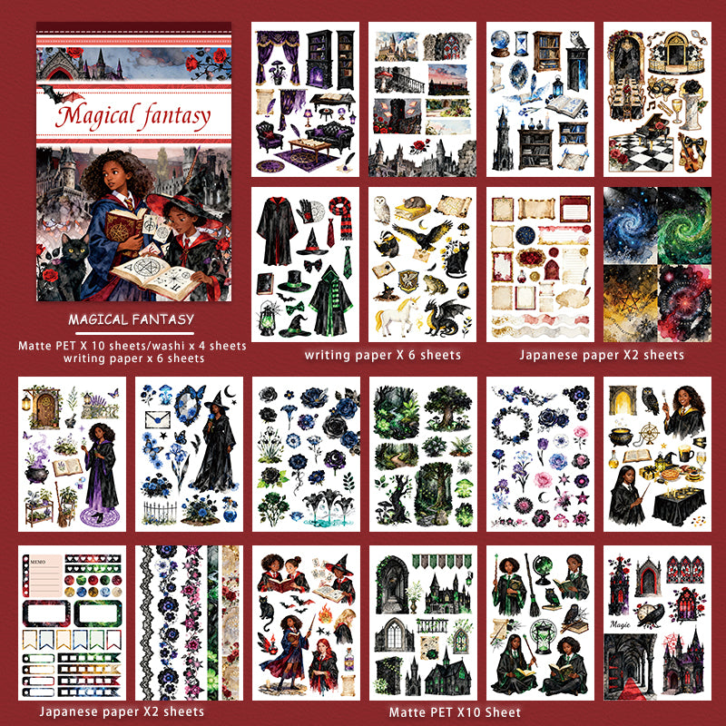 Magic Fantasy Sticker Book