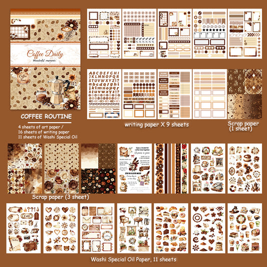 Coffee Daily Sticker Book