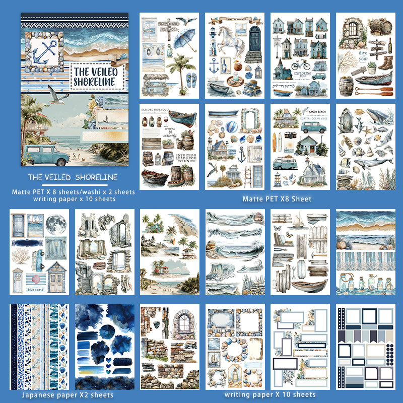 The Veiled Shoreline Sticker Book