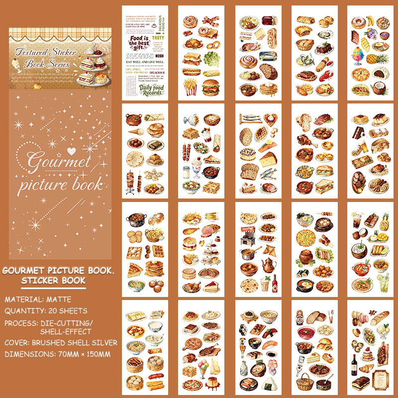 Food Illustrated Guide Sticker Book