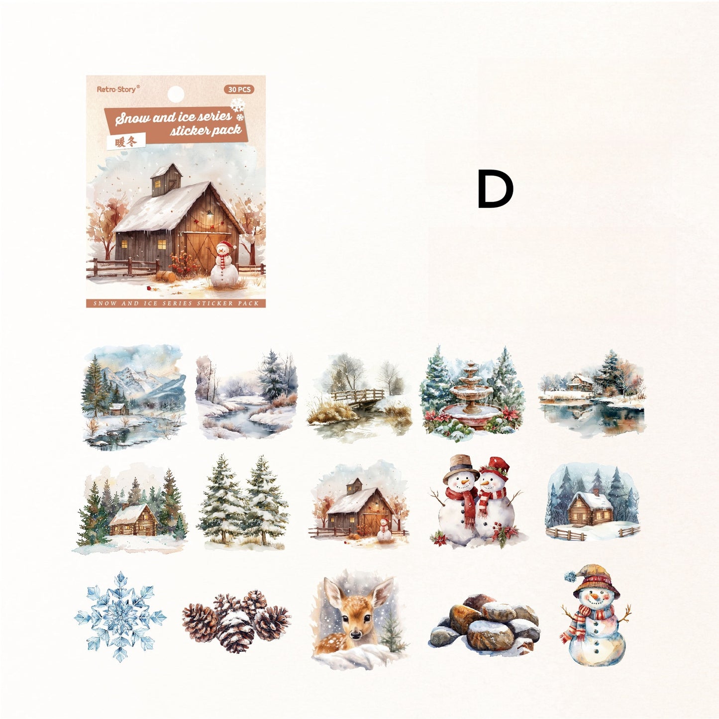 Ice and Snow Stickers