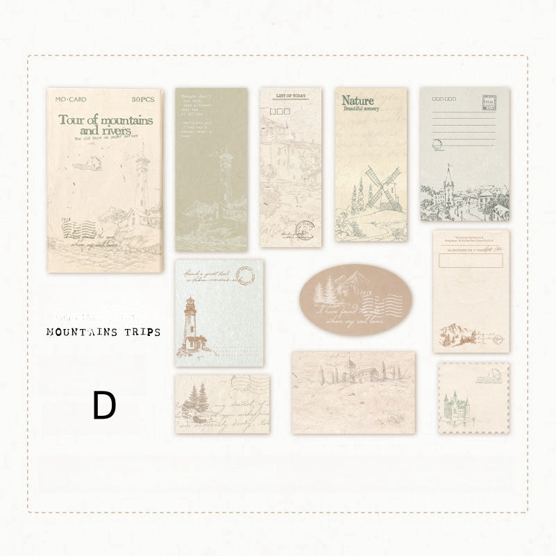 Old Times on Paper Stickers