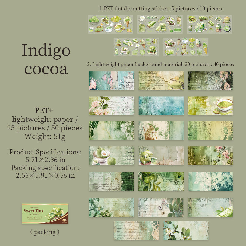 Silky Chocolate Box Stickers