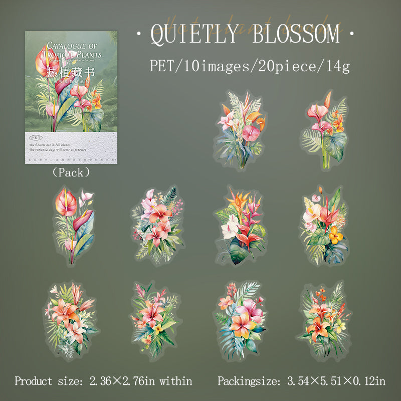 Tropical Botanica Collection Stickers