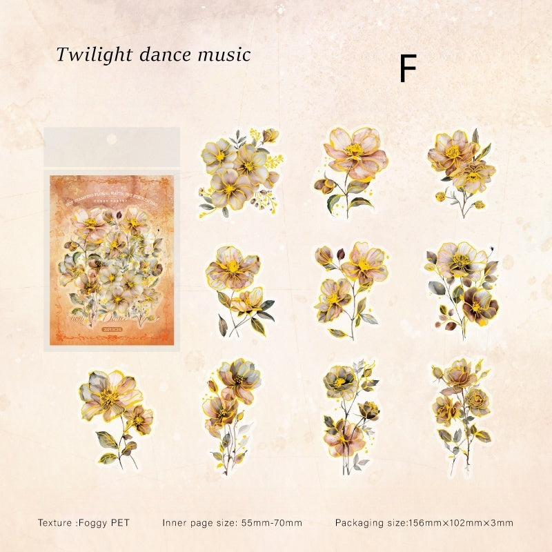 Flower Letters Stickers