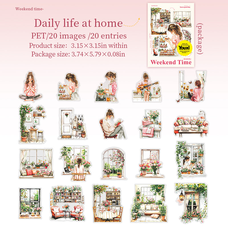 Weekend Time Stickers