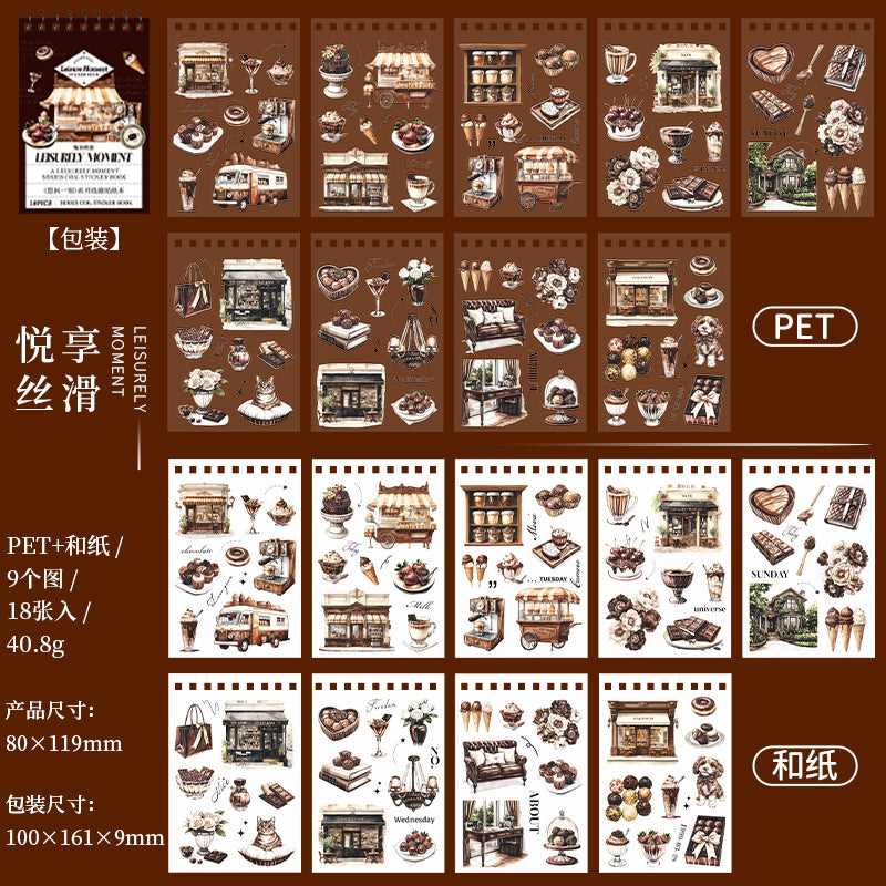 Leisurely Moments Sticker Book