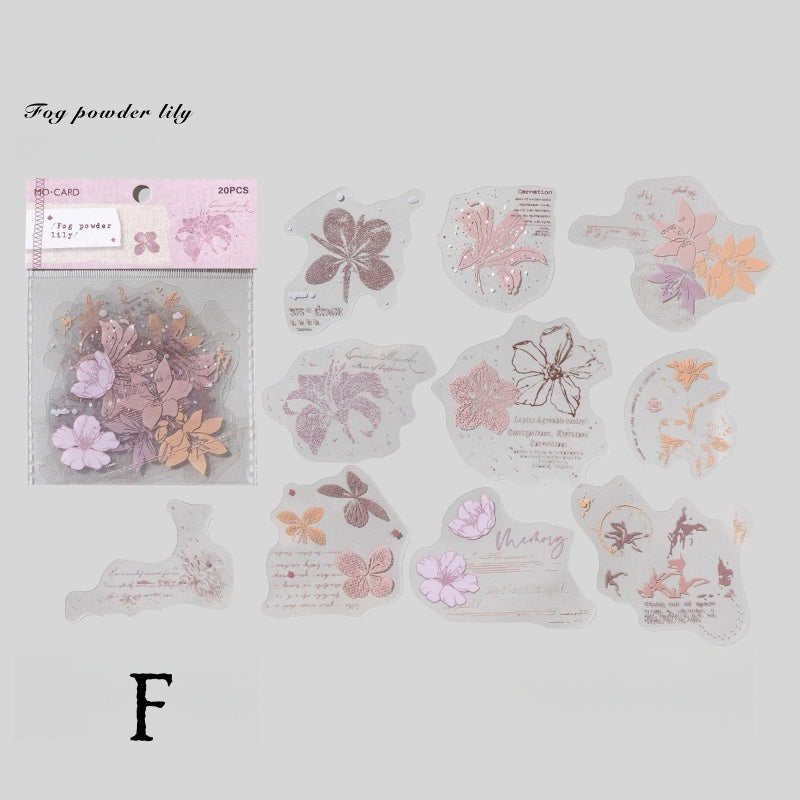 Hazy Flora Stickers