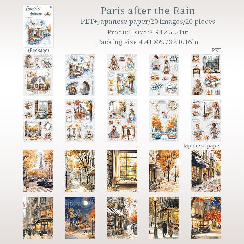 Autumn in Paris Sticker Book