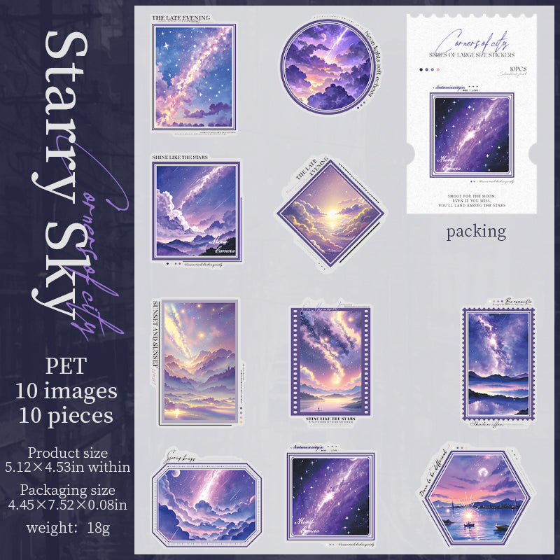 Corners of the City Stickers