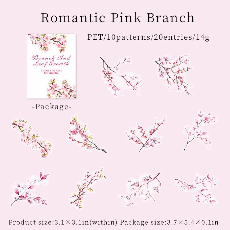 Leafy Growth Stickers