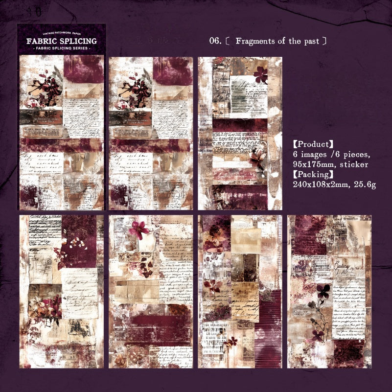 Fabric Patchwork Papers