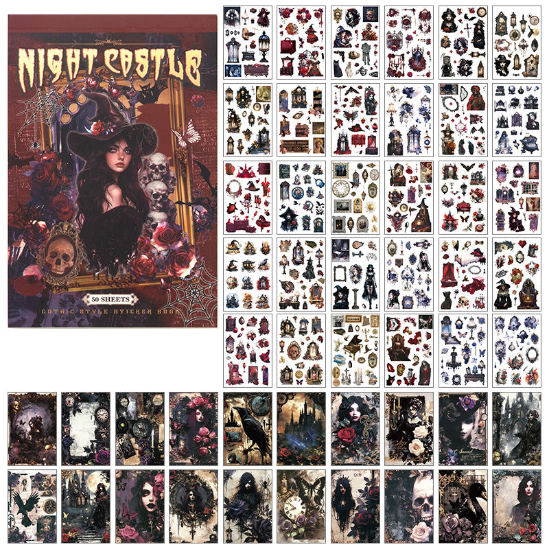 Night Castle Sticker Book