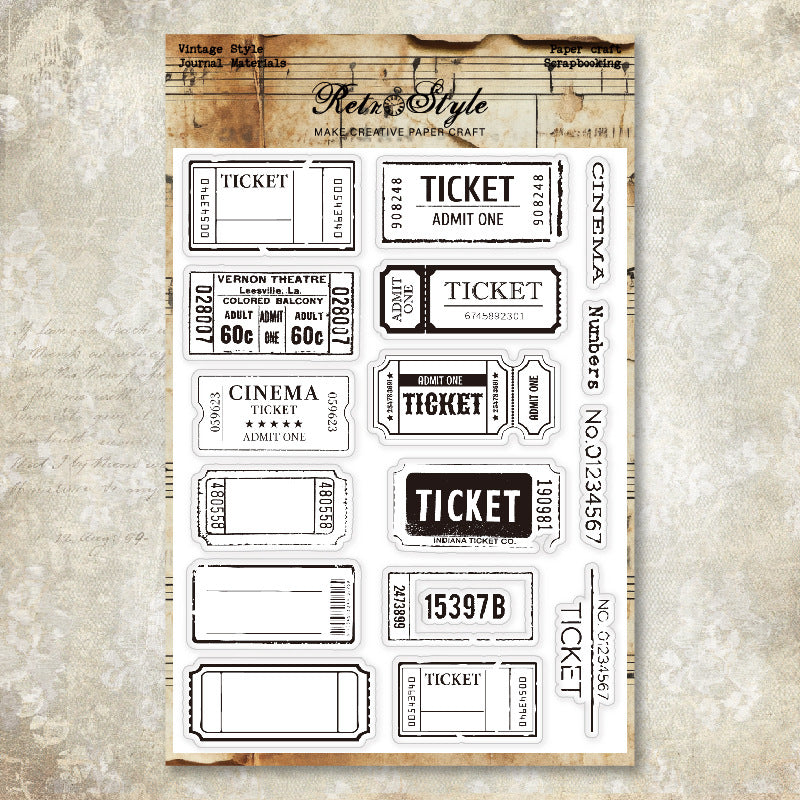 Clear Silicone Stamps 04