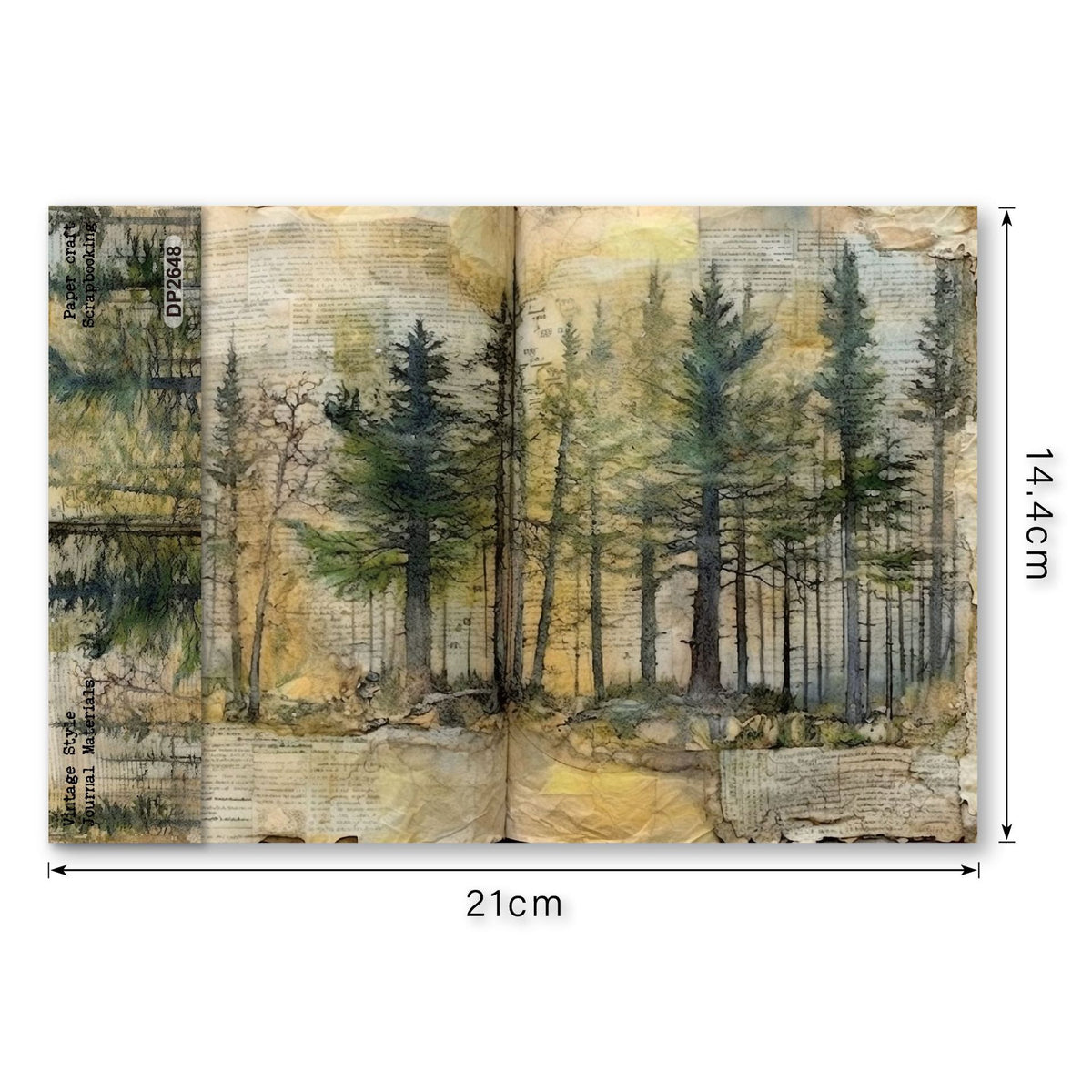 Woodland Whisper Journal Papers 8pcs
