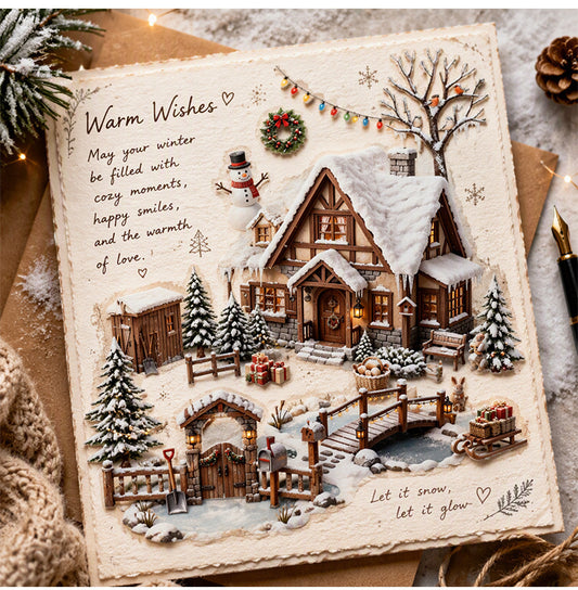 Clay-Style Diorama Stickers Collection