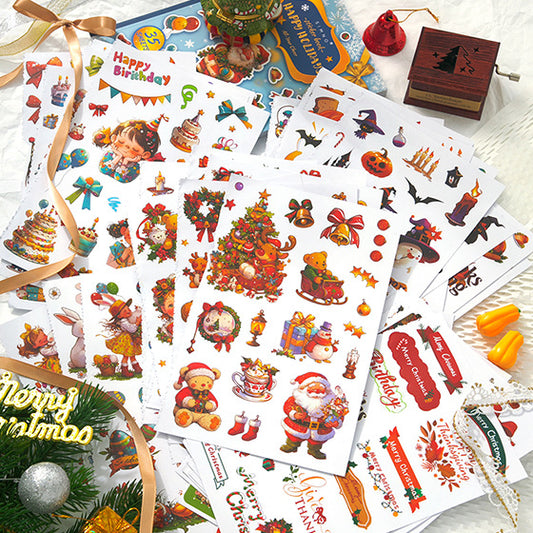 Happy Holiday Sticker Book