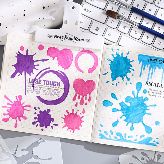 Ink Falls Painting Stencils