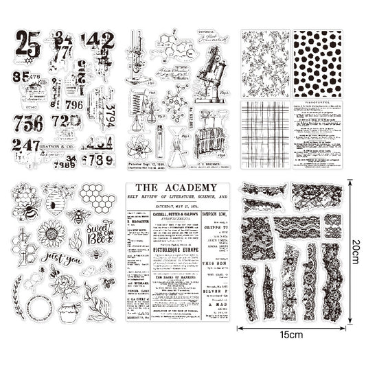 Clear Silicone Stamps 02