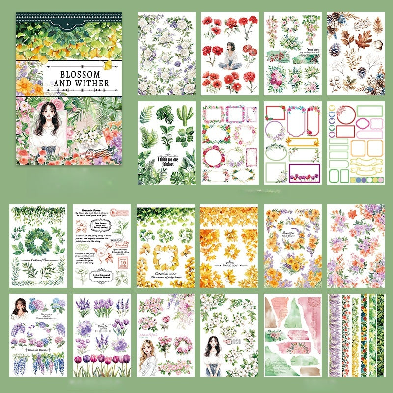 Bloom and Wither Sticker Book
