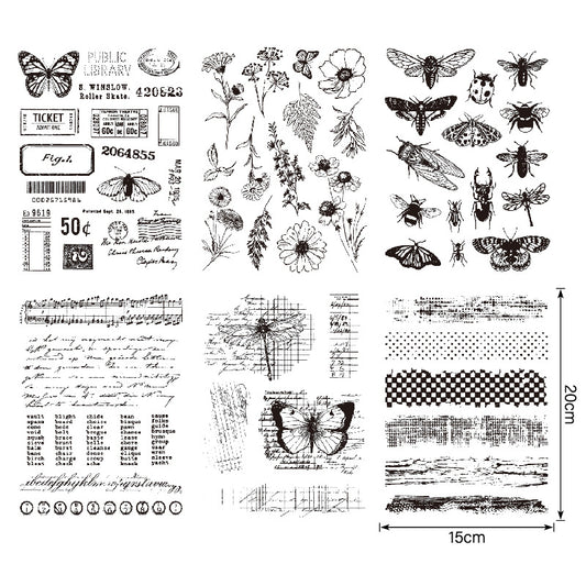 Clear Silicone Stamps 07
