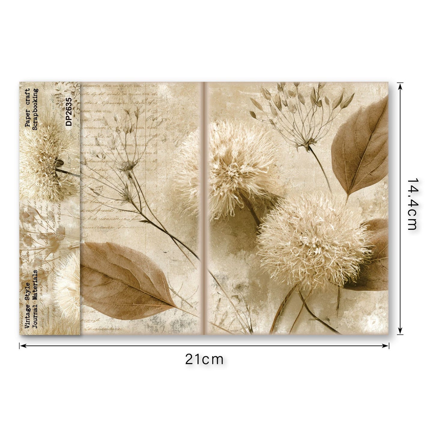 Dandelion Botanical Journal Papers 8pcs