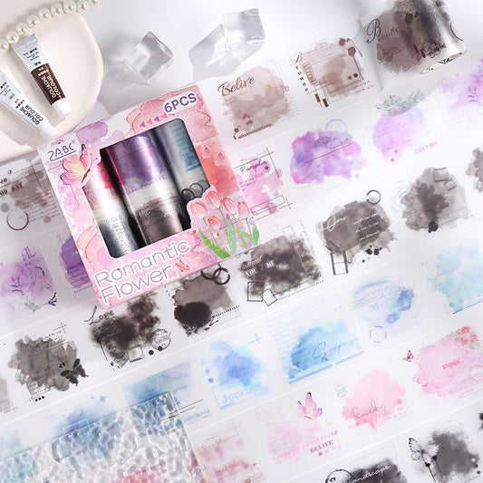 Romantic Floral Melody Tape Set