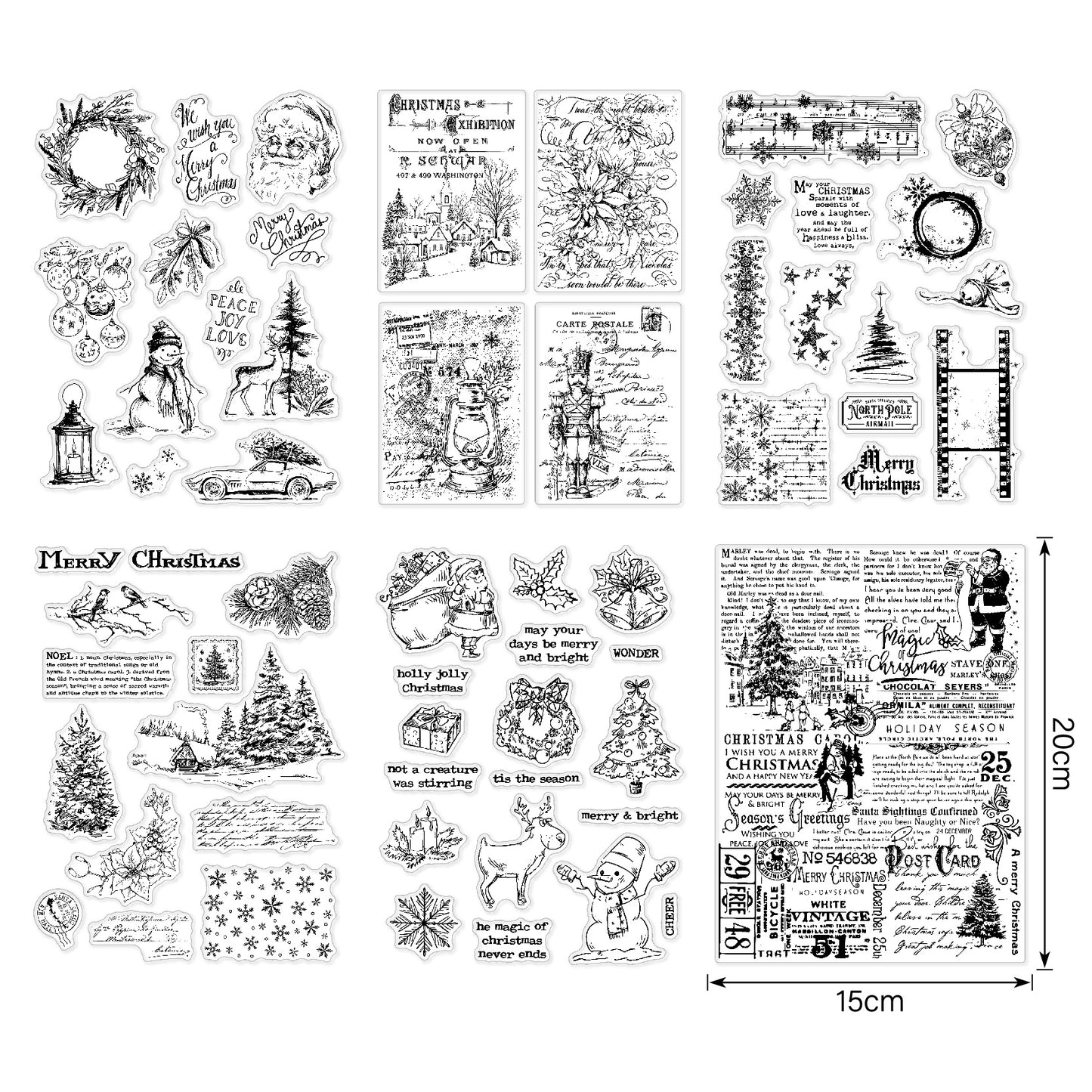 Clear Silicone Stamps 14