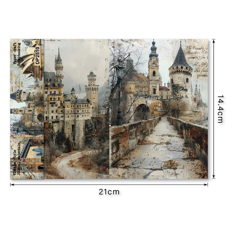 World Architecture Papers 8pcs