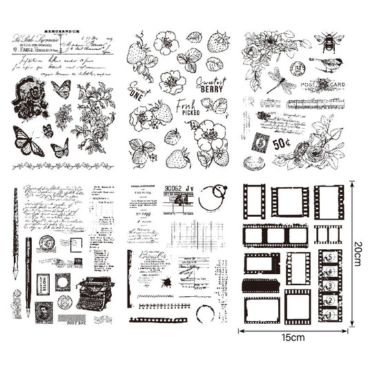 Clear Silicone Stamps 10