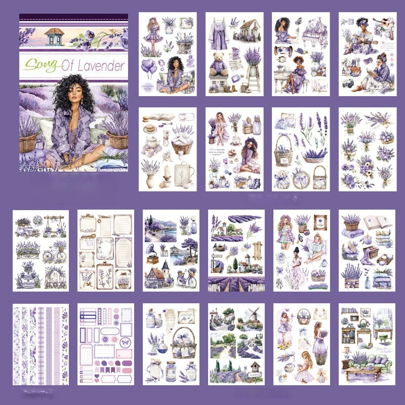 Song of Lavender Sticker Book