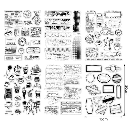 Clear Silicone Stamps 06